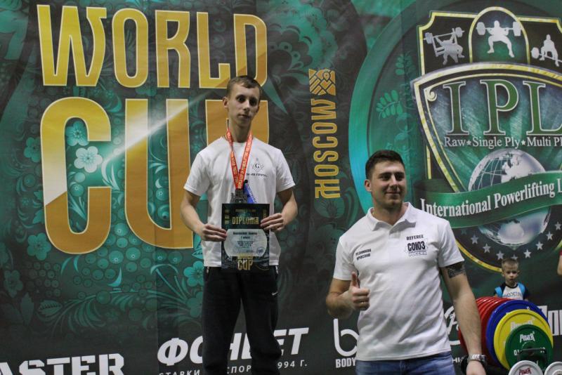 Нижегородский студент стал двукратным Чемпионом мира по пауэрлифтингу