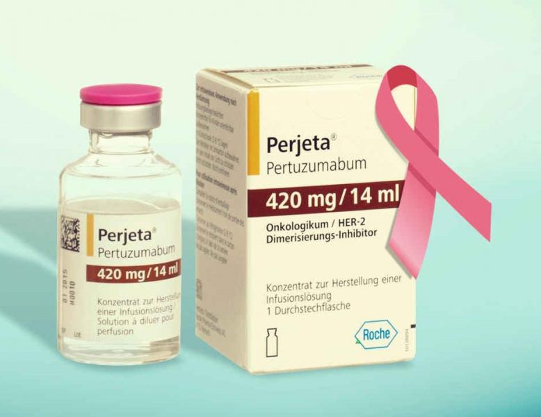 В России зарегистрировано новое показание к применению препарата Перьета (пертузумаб) в адъювантной терапии HER2-положительного рака молочной железы