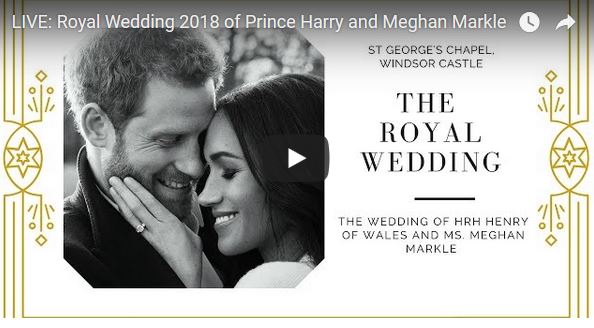 Королевская свадьба 2018 года принца Гарри и Меган Маркл (онлайн, 19.05.2018)
