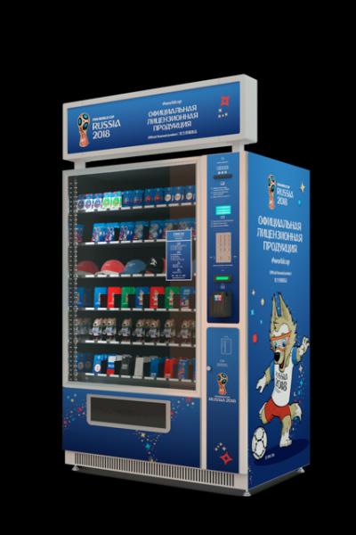 Во Внуково, Домодедово и Шереметьево появились вендинговые автоматы для продажи лицензионной сувенирной продукции FIFA World Cup 2018