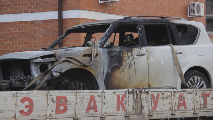 У Главы города Шелехова Иркутской области ночью сожгли автомобиль 