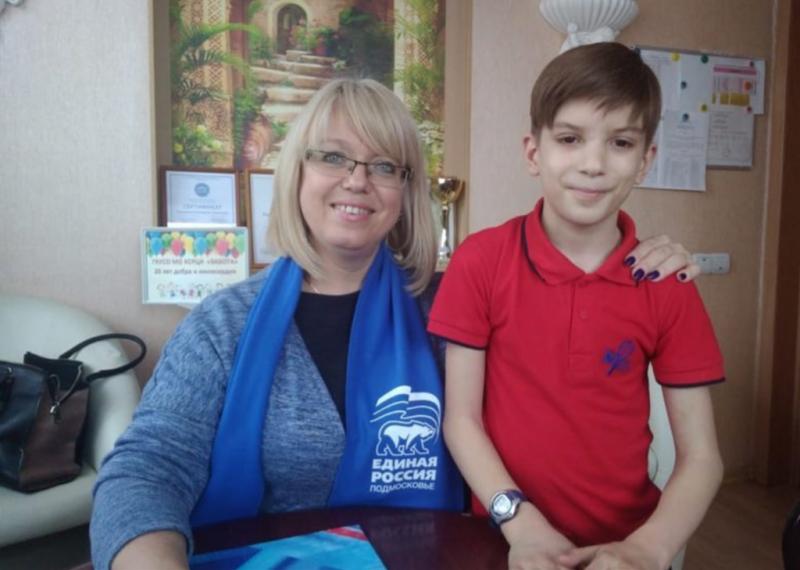 Королёвские партийцы встретились с детьми из социально-реабилитационного центра для несовершеннолетних «Забота»