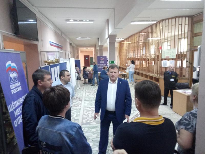 Жители городского округа Щелково проявили активность в предварительном голосовании 