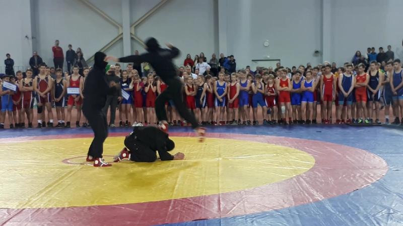 Бойцы мурманского ОМОН приняли участие в открытии 46 международного юношеского турнира по спортивной борьбе «Северное сияние»