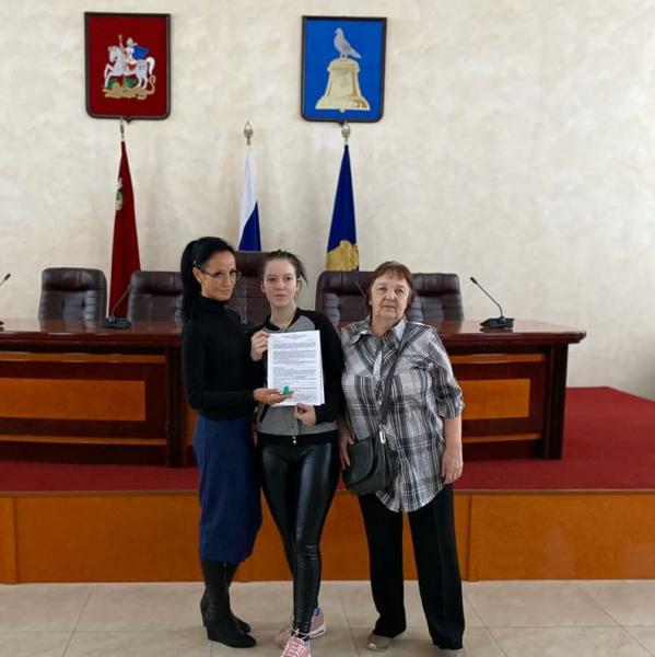 Реутовчанка Елена Виноградова получила квартиру по региональной программе