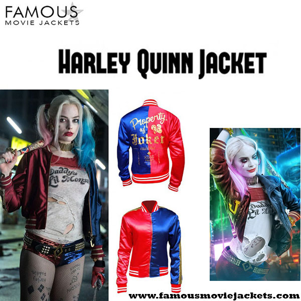 Margot Robbie Suicide Squad Harley Quinn Costume Jacket