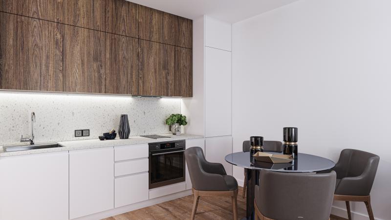 Спрос на квартиры с мебелью для кухни в проектах группы «Самолет» к июню достиг 41%