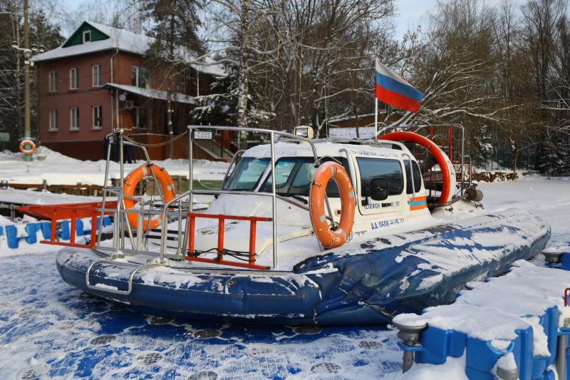 В Московской службе спасения на воде подвели итоги работы в декабре 2021 года