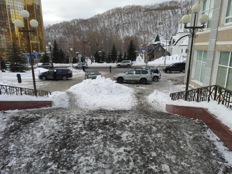 Общественники проинформировали власти Петропавловска-Камчатского о некачественно очищенных улицах