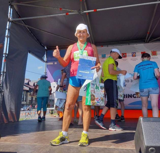 Спортсменка из Реутова прибежала первой в массовом забеге в Рыбинске