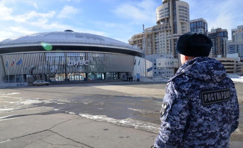 В Екатеринбурге Росгвардия обеспечила охрану порядка на Всероссийских спортивных соревнованиях