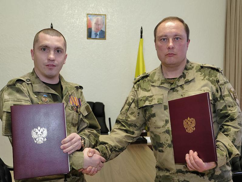 В Запорожской области Росгвардия и ветераны СВО подписали соглашение о взаимодействии
